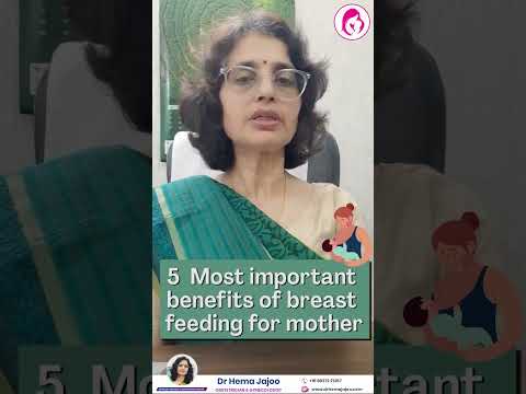 5 Most important benefits of breastfeeding for a mother | #baby #mother #breastfeeding #shorts