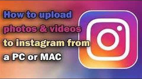 | how to upload photo / videos on instagram using | pc / computer | 2020 |