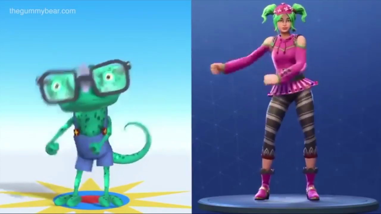 FORTNITE CHALLENGE GUMMY BEAR GOMINOLA CANCIÓN YouTube