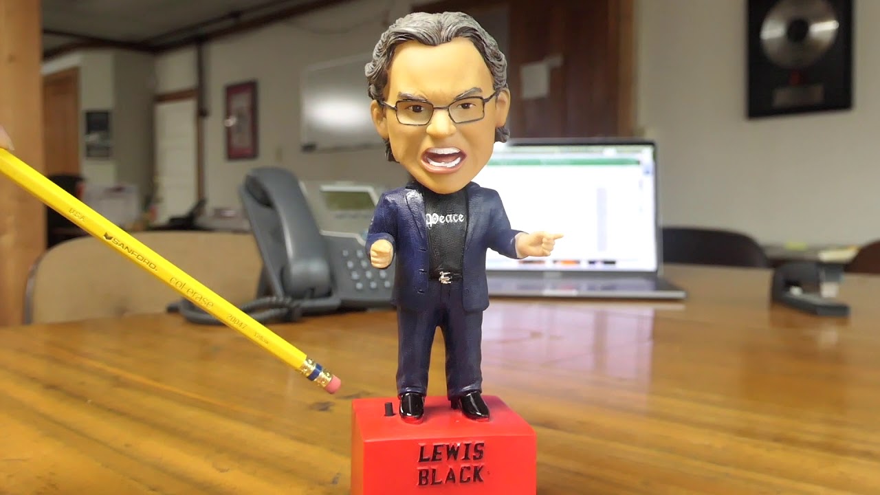 Lewis Black Bobblehead Reactions comedy club