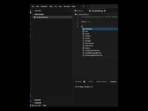 Creating folders using python || Os module || Beginners || python - YouTube