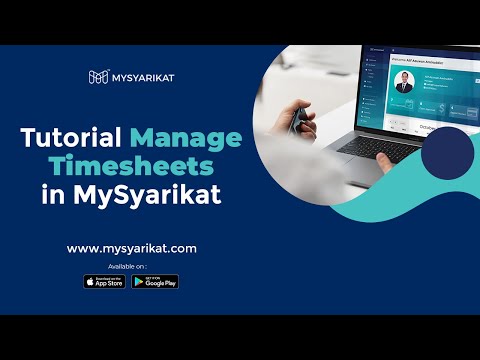 Tutorial Manage Timesheet in MySyarikat