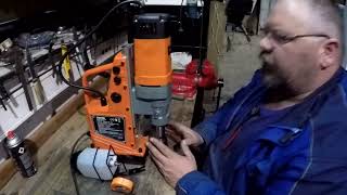 Nový VEVOR Magnetic Drill 1550W a vrtaní děr