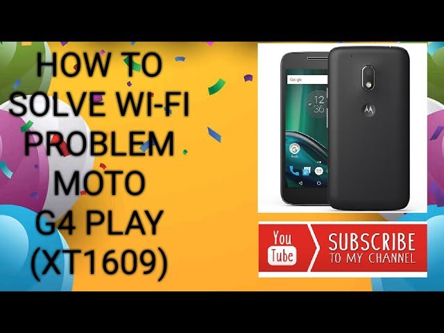 How to make a WI-FI router out of MOTOROLA Moto G4 Play XT1609? 