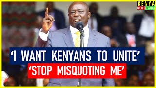 Gachagua gets ANGRY in his Speech Today in Church at Meru Timau
