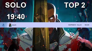 Marvel Rivals - Marvel Zombies - Solo Blade Nightmare IV In 19:40 Minutes Leaderboard Rank 2