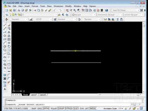 Βίντεο: Πώς μπορώ να κόψω μια γραμμή στη μέση στο AutoCAD;