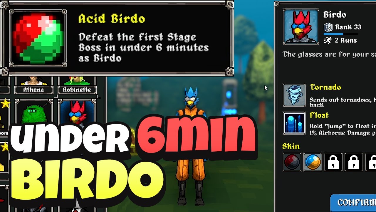 081 Acid Birdo: Under 6min Unlock Challenge, Megabonk