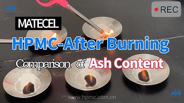How to test ash content of HPMC (Hydroxypropyl Methyl Cellulose) by Matecel cellulose Company？