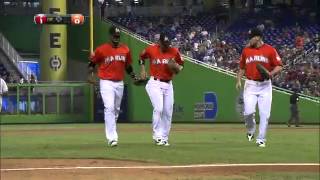 2012/07/01 Infante takes hit, turns two