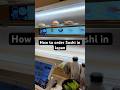 How to order sushi in Japan 🇯🇵 #sushi #food #shorts