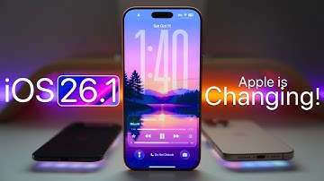 iOS 26.1 - Apple Is Changing!