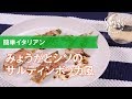 【簡単おつまみ】みょうがとシソのサルティンボッカ風のレシピ