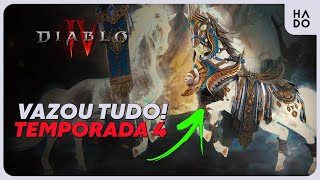 TODOS os vazamentos da temporada 4 de Diablo IV