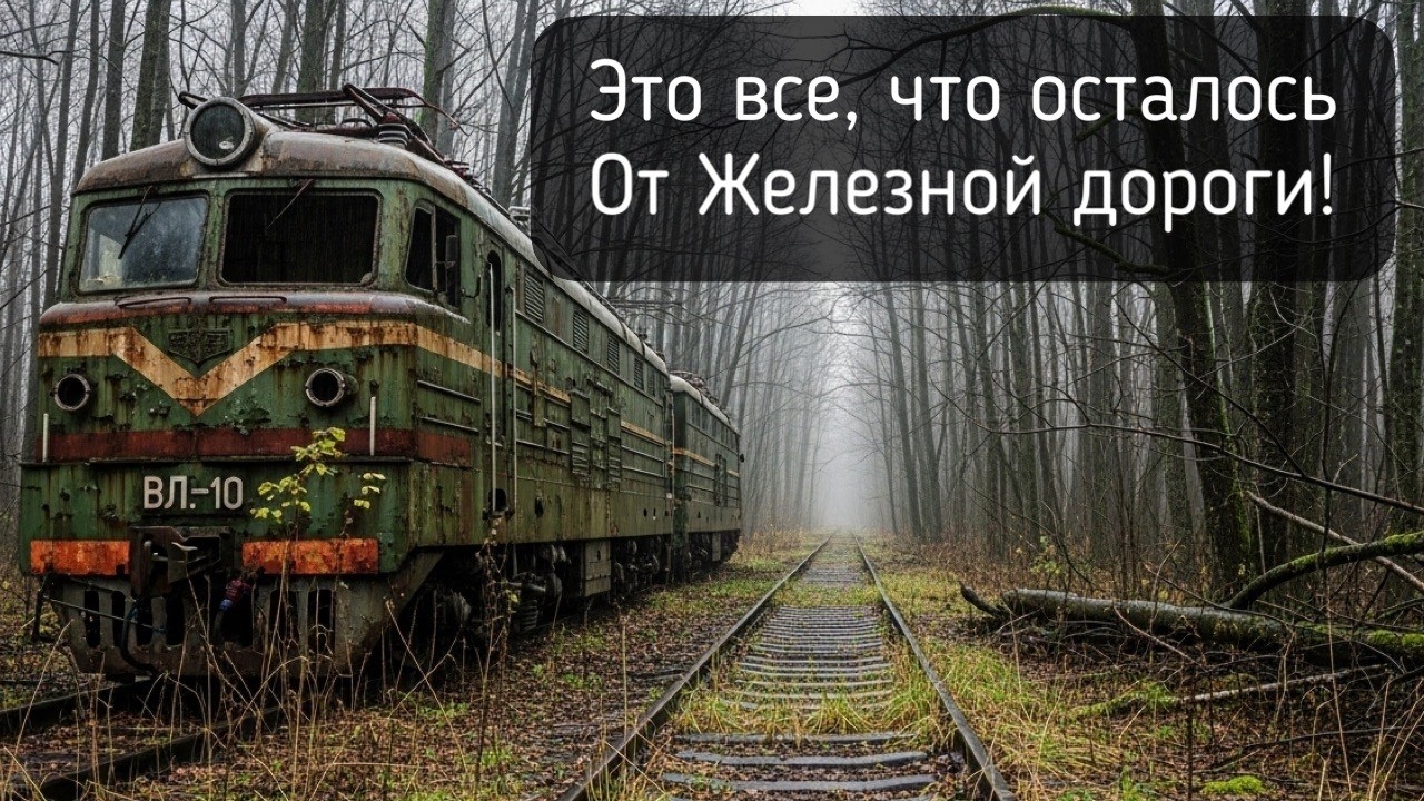 ВЕРЕБЬИНСКИЙ ОБХОД - Тут была железная дорога Москва-Ленинград