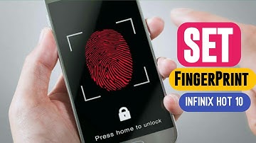 How to Set Fingerprint Lock in infinix Hot 10