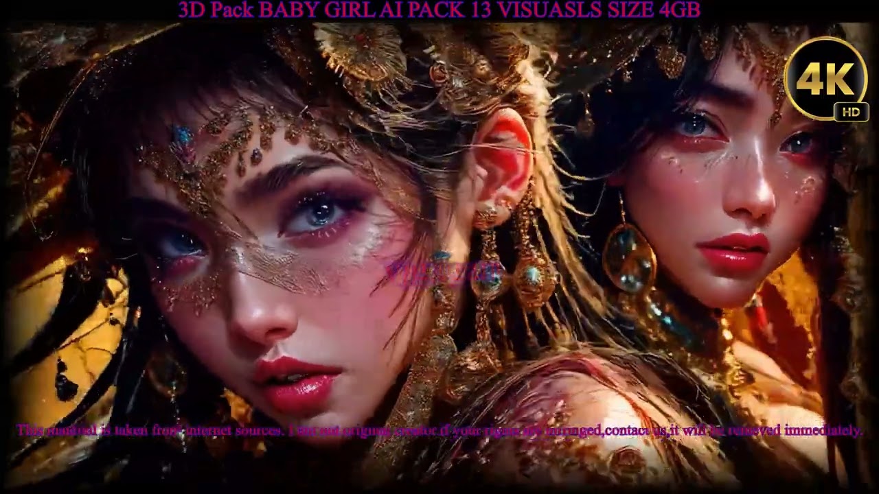 3d pack Baby Girl 