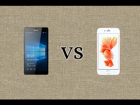 Microsoft Lumia 950 XL vs Apple Iphone 6S Plus