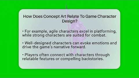 How Does Concept Art Relate To Game Character Design? - Video Gamers Vault