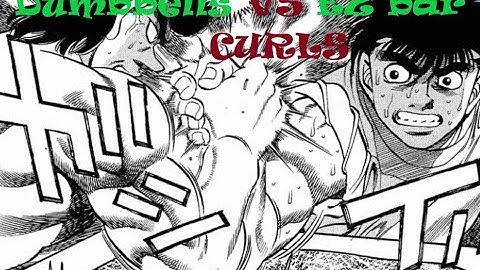 Cheat curls: EZ bar vs Dumbbells