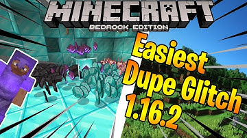 *WORKING* Easiest Minecraft Duplication Glitch 1.16.2 Bedrock Edition PS4,XBOX,WINDOWS10