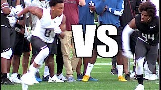 2017 the opening finals wr vs db 1 on 1s ๐ฅ๐ฅ