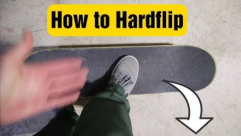 How to Hardflip on a Skateboard