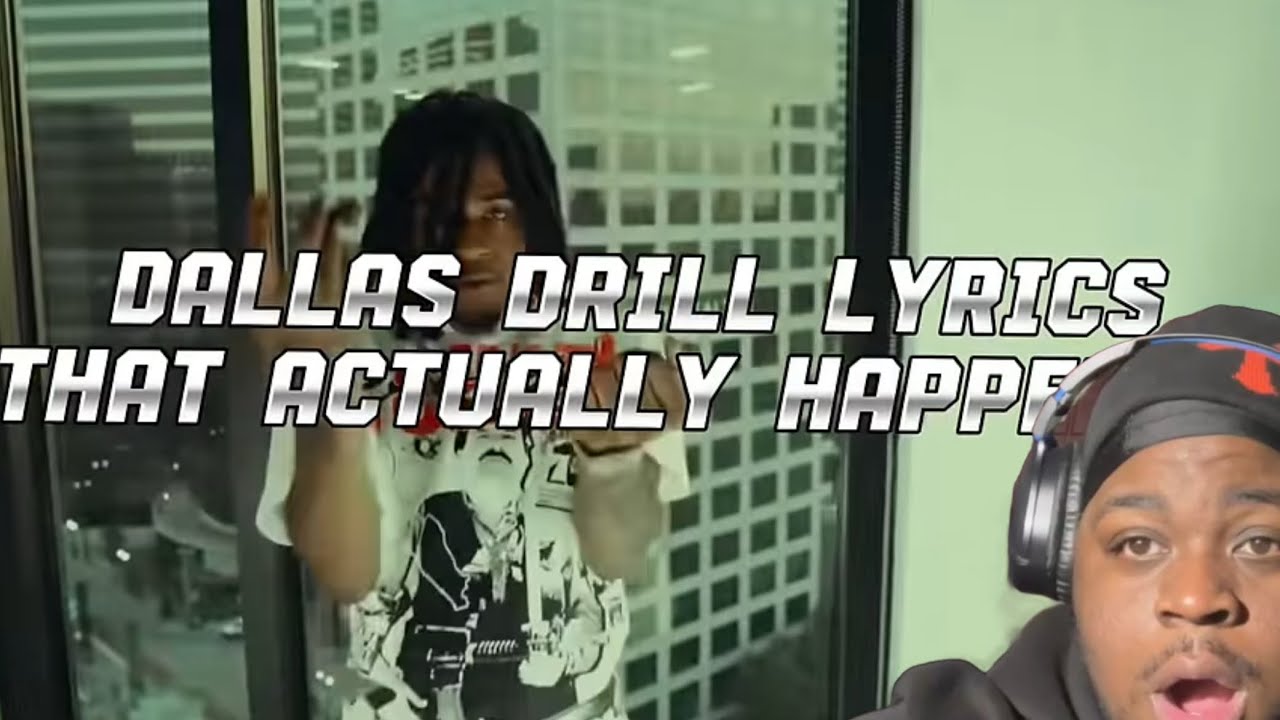 DALLAS DRILL LYRICS THAT ACTUALLY HAPPENED STARRING FBG MURDA (REACTION ...