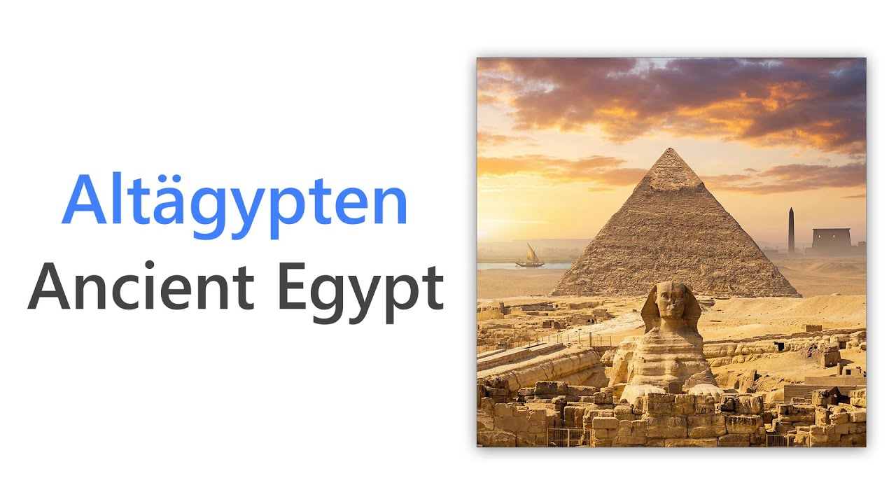 50 German Words for Ancient Egypt | Intermediate German Vocabulary | Wortschatz Altägypten