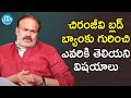 Naga Babu reveals unknown facts about Chiranjeevi Blood Bank