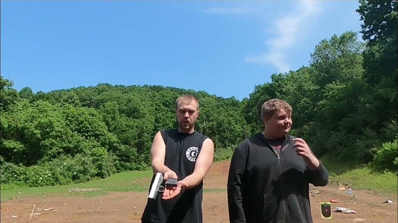 Smith&Wesson SD40VE shooting at Beech Fork Shooting Range YouTube