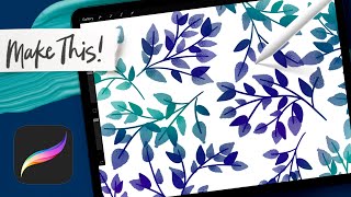 Seamless Pattern Brush in Procreate | ADVANCED PROCREATE TUTORIAL