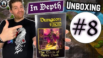 Dungeon In A Box #8 Trials of Spire Peak [IN DEPTH UNBOXING] | DUNGEONS AND DRAGONS