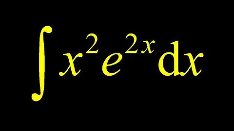 Integrate x^2e^2x using repeated integration by parts + check by differentiating the antiderivative.