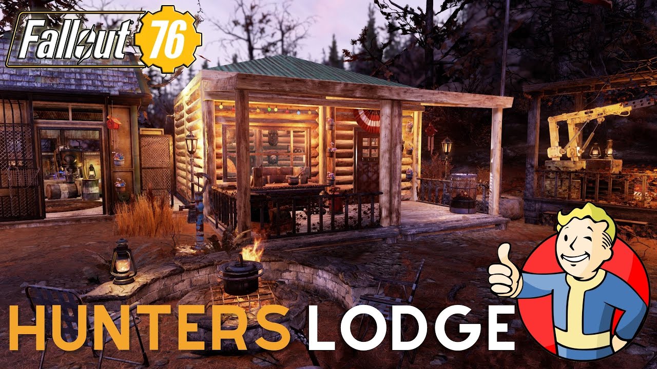 Fallout 76 Hunter's Lodge Build - YouTube