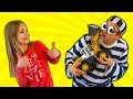 amelia and avelina have a fun adventure akim drives his new ride on power wheels car