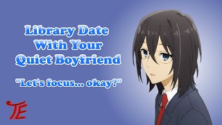 Library Date with Your Quiet Boyfriend [M4F][ASMR RP][Close + Soft Spoken][Page Turning][Writing] screenshot 1