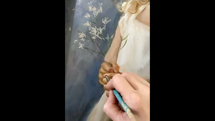 Hand painting demo. Hands are one of the most difficult things to paint.