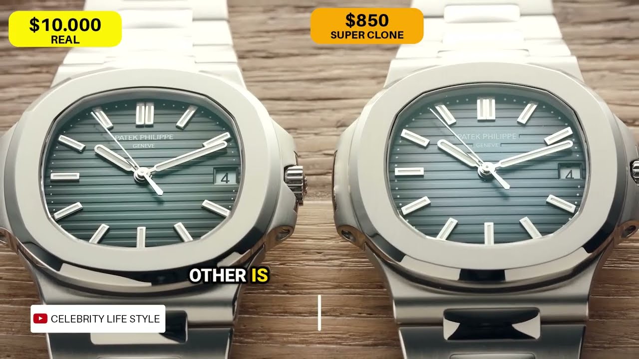 Поддельные и настоящие Patek Philippe Nautilus / Как распознать поддельные часы класса люкс!