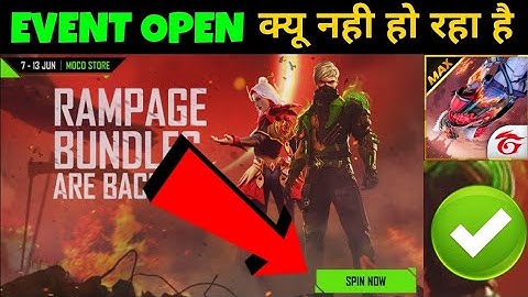 Free Fire New Moco Store Event Not Opening | Rampage Bundles Are Back Event | Event Kaise Open Hoga?