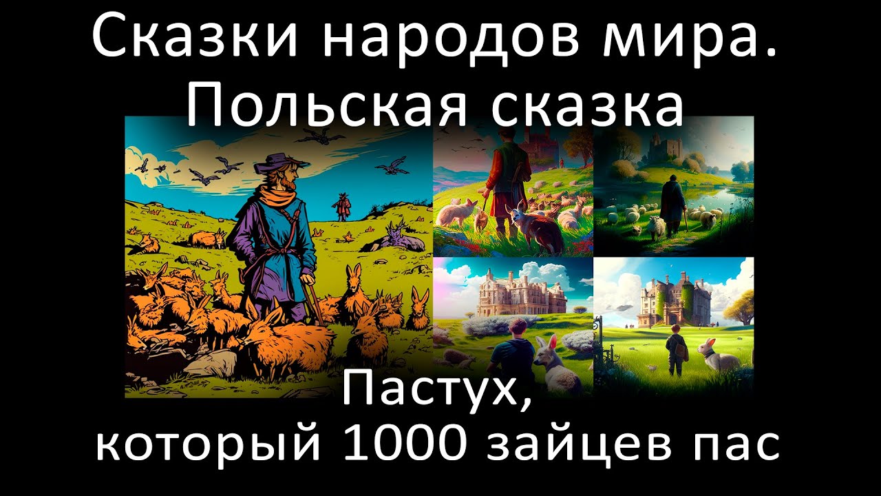 ⁣Сказка: Пастух, который 1000 зайцев пас ( сказки народов мира: польская сказка)