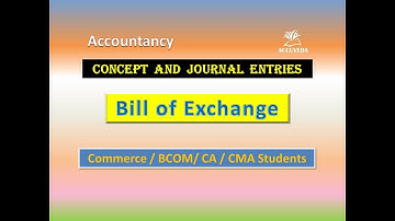 Bill of exchange | Concept and Journal Entries | Explained in Malayalam