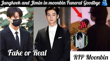 BTS MEMBERS jimin और jungkook ने किया moonbin के funeral को attend 😲|#kpophighlightocean #viralvideo