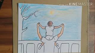 easy father\'s day paintings 4