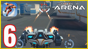 Mech Arena: Robot Showdow‪n‬ - Gameplay Walkthrough Part 6 - 5v5 Deathmatch (iOS, Android).