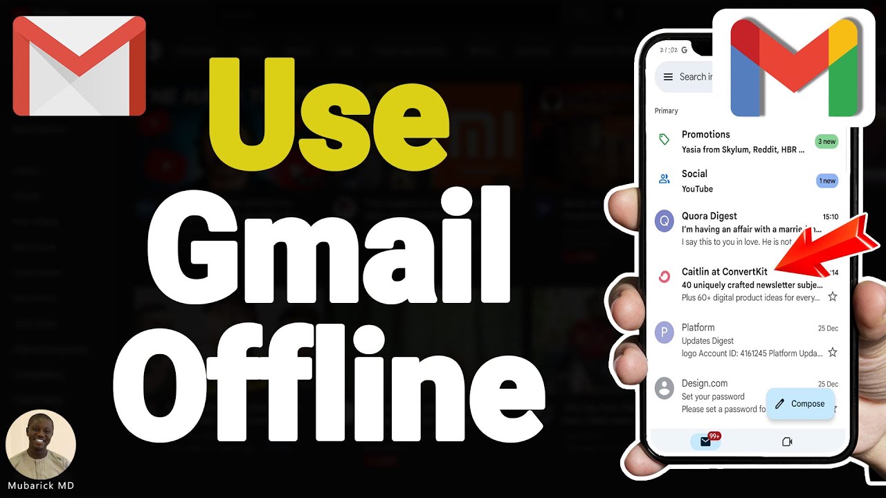 How to Use Gmail Without Internet \\ Check Gmail Offline in 2024 - Full ...