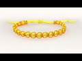 봄봄 노랑노랑 매듭팔찌 만들기│마크라메 매듭 DIY Macrame Knot Yellow Bracelet