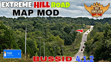 Map Mod Bussid 4.1.2 - New Extreme Hill Road Map Mod For Bus Simulator Indonesia |Longest Map|Bussid