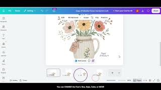 EDITABLE Flower Handprint Craft How To Edit Tutorial