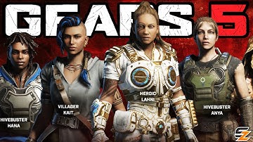 GEARS 5 News - New Operation 8 Characters Skins Teased! Villager Kait, Heroic Lahni & More!